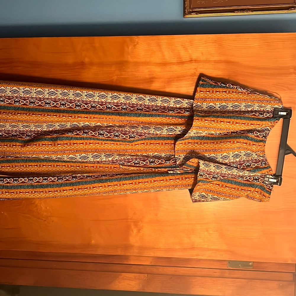 Buckle…Boho Bandeau Ruffle Maxi Dress